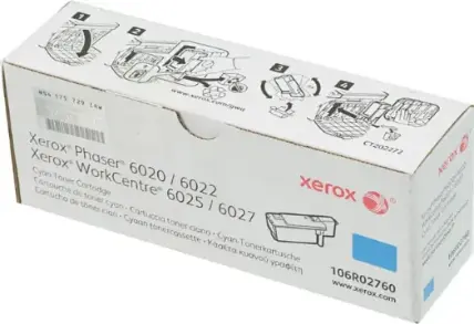 XEROX 106R02760 Phaser 6020/6022 T2 синий