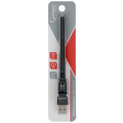 Сетевой адаптер Gembird WiFi 150Мбит USB