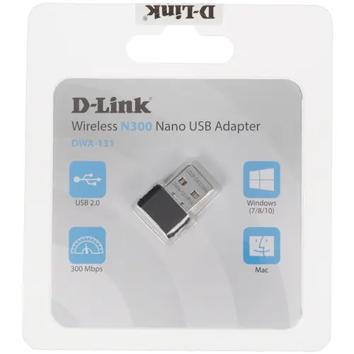 Беспроводной USB-адаптер D-Link DWA-131/F1A N300