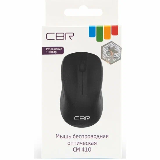 Мышь CBR CM-410 Black Беспроводная
