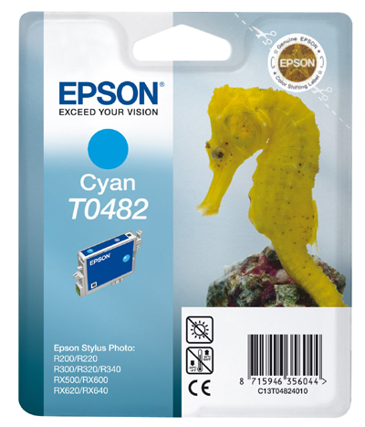 Картридж Epson Т0482 (синий) /для ST Photo R300/R3