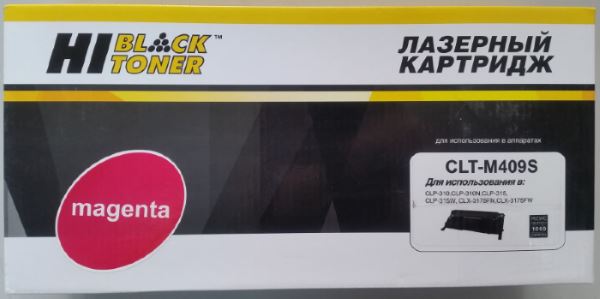 Картридж Samsung CLT-M409S Пурпурный Hi-Black