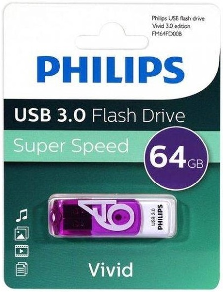 64Gb Philips VIVID 3.0