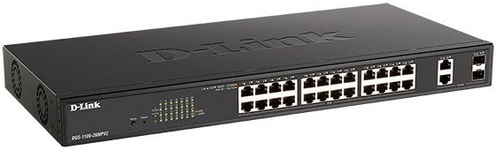 Коммутатор D-Link DGS-1100-26MPV2/A3A