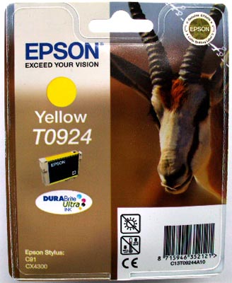 Картридж Epson T0924 желтый для C91/CX4300