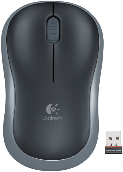 Мышь Logitech M185 Dark Grey беспроводная