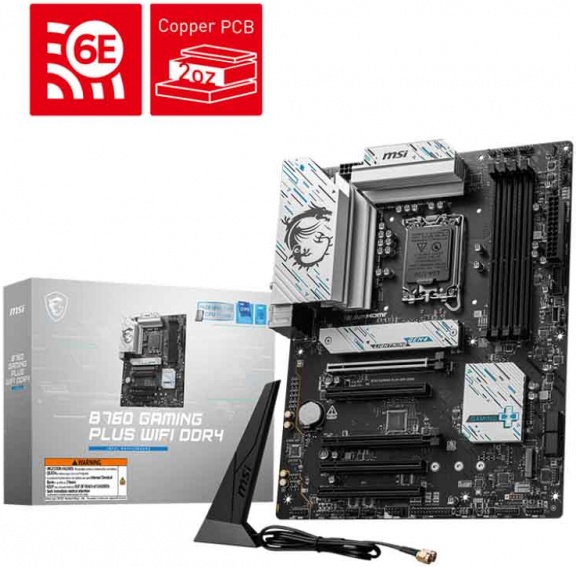 MB MSI B760 Gaming PLUS WIFI DDR4 (S1700)