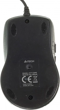 Мышь A4-Tech X-710MK,2000DPI, встр.память-16Кб,ча