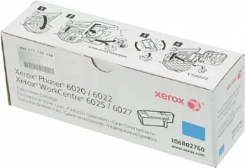 XEROX 106R02760 Phaser 6020/6022 T2 синий