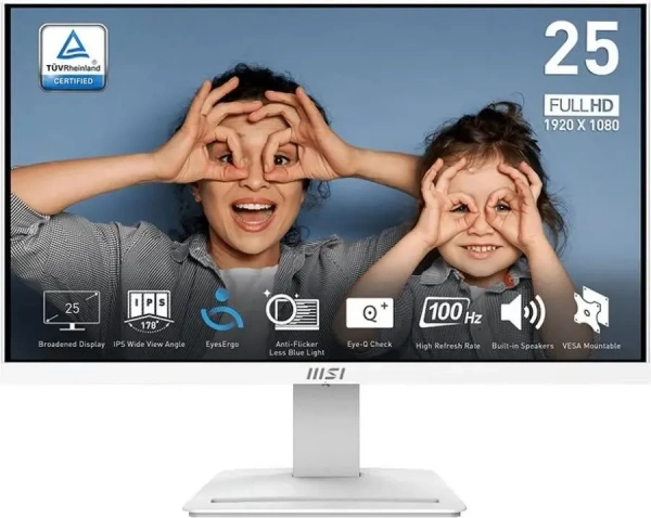Монитор 24.5" MSI Pro MP253W White