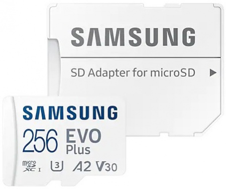 Карта памяти 256Gb SDmicro Samsung EVO+ v2 UHSI U3