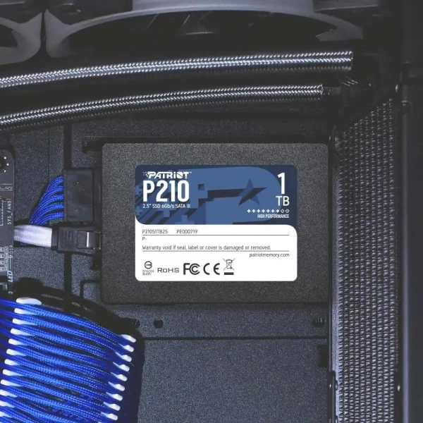 Накопитель SSD 1Tb 2.5" Patriot P210S1TB25 P210