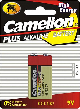 Батарейка 9V щел CAMELION 6LF22+