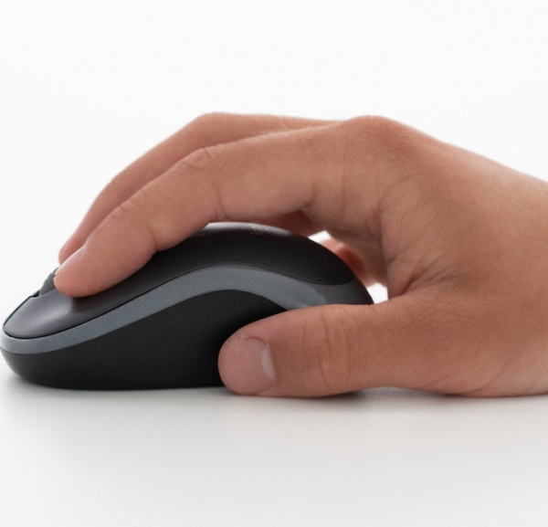Мышь Logitech M185 Dark Grey беспроводная
