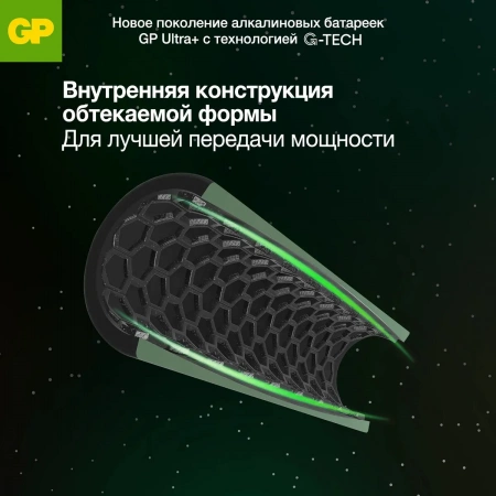AAA Батарейка GP Ultra Plus Alkaline 24AUPA21 2шт