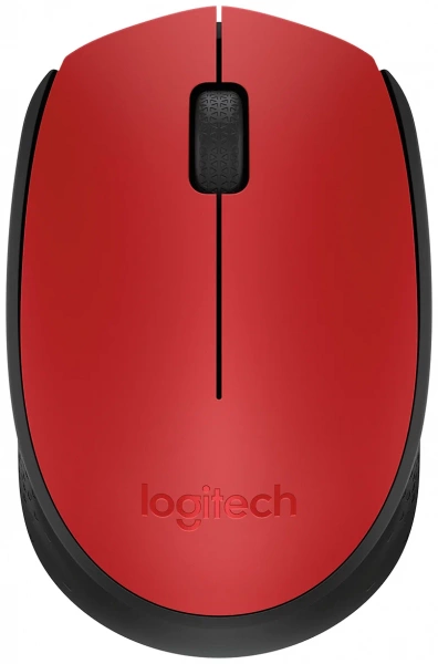 Мышь Logitech M170 оптическая USB RED