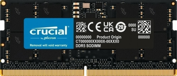 SO DIMM DDR5 16GB Crucial 5600Mhz CT16G56C46S5