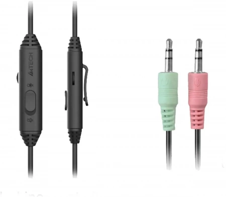 Наушники с микрофоном A4Tech FH100 black
