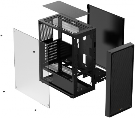 Корпус Ocypus Gamma C50 BK mATX