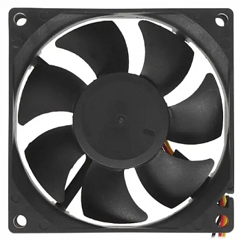 Cooler Gembird 80x80x25 ( ball, 3pin, black)