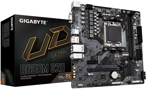 Мат.плата Gigabyte B650M S2H AM5 DDR5 RTL