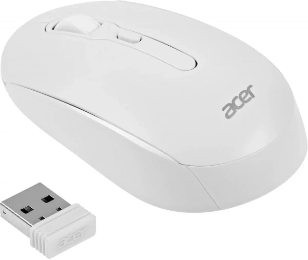 Мышь Acer OMR308 белый 1600dpi