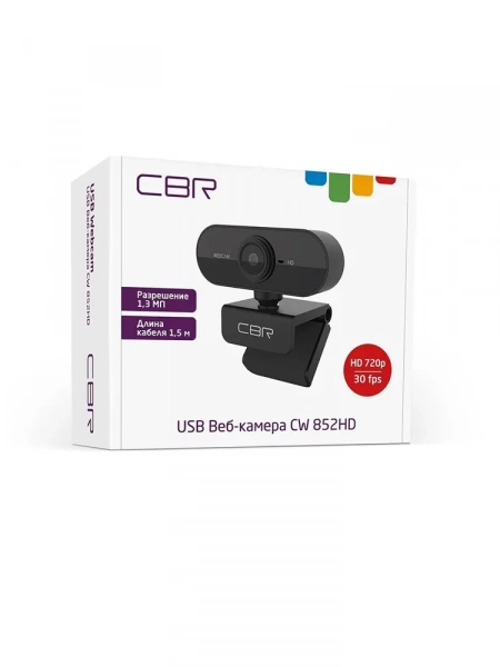 Web-камера CBR CW 852HD Black