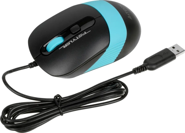 Клавиатура A4Tech Fstyler F1010 черный/синий