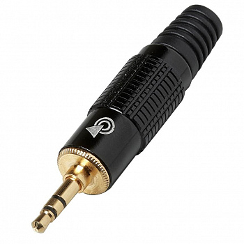 Разъем MiniJack 3.5 Bespeco SS70BK стерео прямой