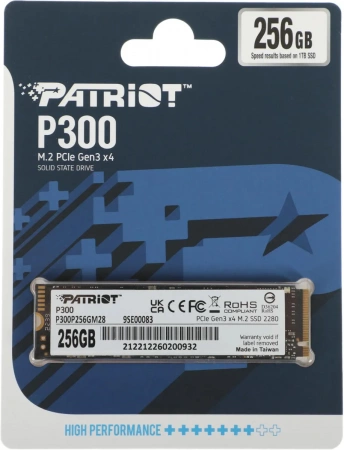 Накопитель SSD 256Gb Patriot P300 P300P256GM28