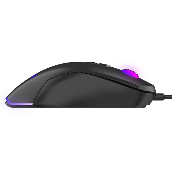 Мышь HIPER Quantum QM-2 Black USB 6200dpi