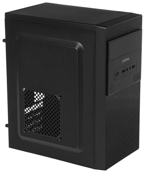 Корпус Digma DC-MATX103-U2 Черный без БП