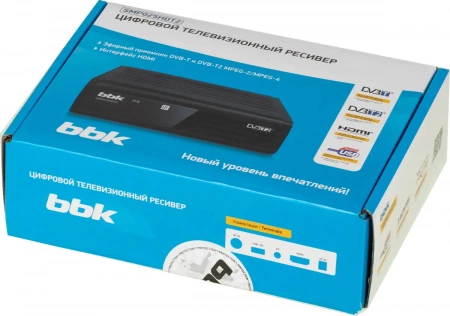 Цифровая приставка BBK SMP025HDT2 черный