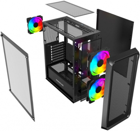 Корпус PowerCase Mistral Edge SE 140mm ARGB ATX