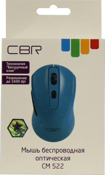 Мышь CBR CM-522 Blue Беспроводная
