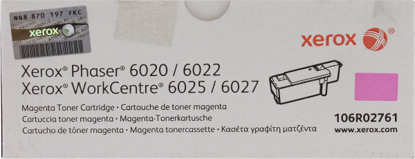 XEROX 106R02761 Phaser 6020/6022 T2 красный