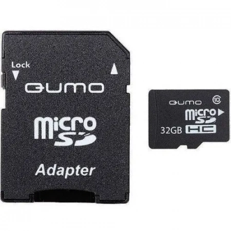 Карта памяти 32GB SDmicro QUMO QM32GMICSDHC10U1