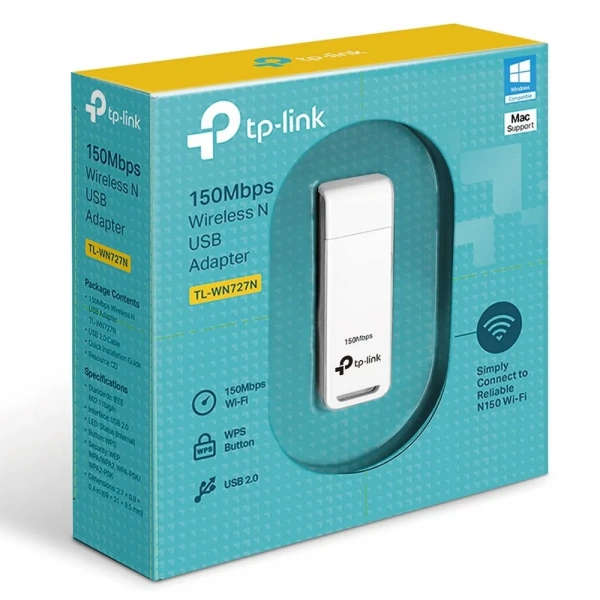 Беспроводной USB-адаптер TP-Link TL-WN727N WiFi 1