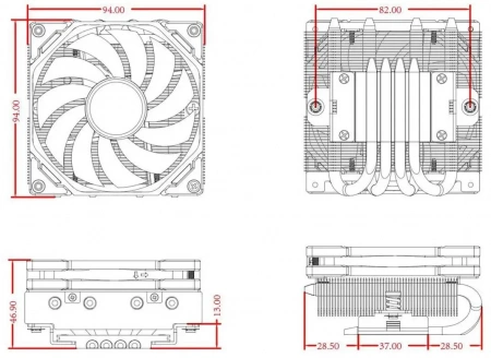 Кулер для процессора ID-Cooling IS-40-XT S1200/170