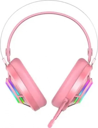 Гарнитура игровая проводная EH469 Pink