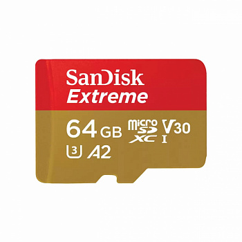 Карта памяти 64Gb MicroSDXC SanDisk Extreme