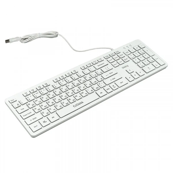 Клавиатура Dialog KATANA KK-ML17U WHITE