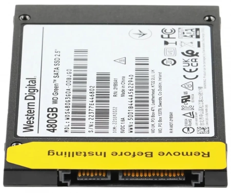Накопитель SSD 480Gb 2.5" WD WDS480G3G0A