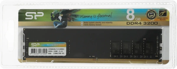 DDR4 Silicon Power 8GB 3200MHz SP008GBLFU320B02