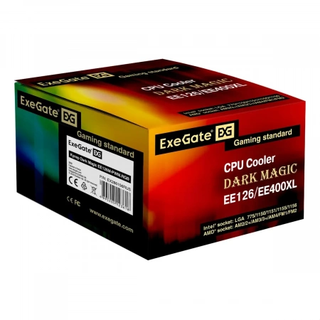 Вентилятор EXEGATE EX286156RUS Dark Magic RGB