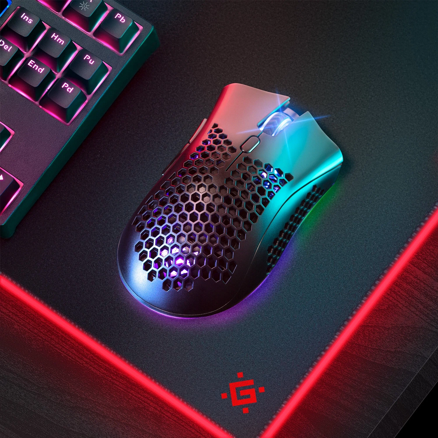 Warlock GM-709L RGB беспроводная мышь