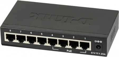 Коммутатор D-Link DES-1008P/C1A