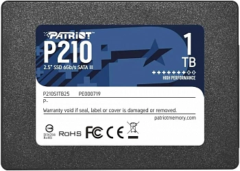 Накопитель SSD 1Tb 2.5" Patriot P210S1TB25 P210