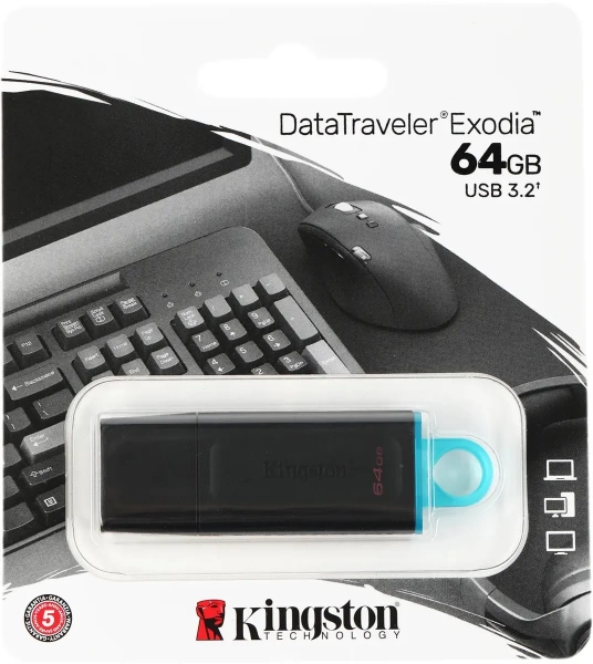 64Gb Kingston DataTraveler Exodia