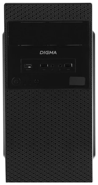 Корпус Digma DC-MATX103-U2 Черный без БП